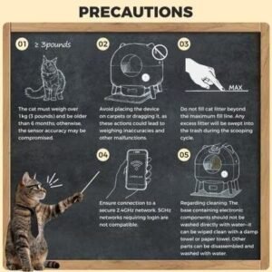 Automatic Self Cleaning Cat Litter Box with App and Sensors - Image 2