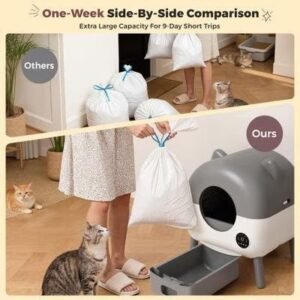 Automatic Self Cleaning Cat Litter Box with App and Sensors - Image 3