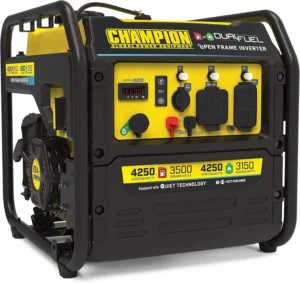 4250W Dual Fuel Inverter Generator 3500 Running Watts Gas Propane - Image 5