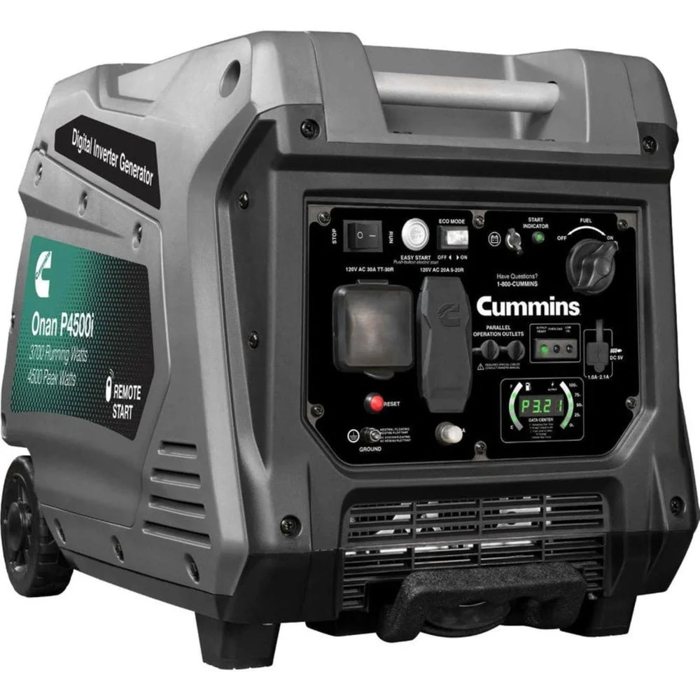 Cummins Onan P4500i Generator 4500W Portable Inverter Generator with Remote Start Cummins Onan P4500i Generator 4500W Portable Inverter Generator with Remote Start - Image 1