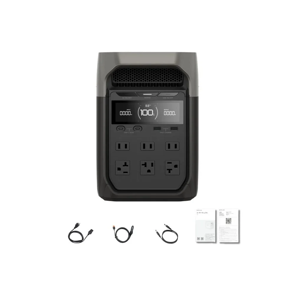 EcoFlow DELTA 3 Power Station 1024Wh LiFePO4 Portable Battery EcoFlow DELTA 3 Power Station 1024Wh LiFePO4 Portable Battery - Image 1