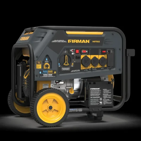 FIRMAN H07552 Dual Fuel 9400W Portable Generator