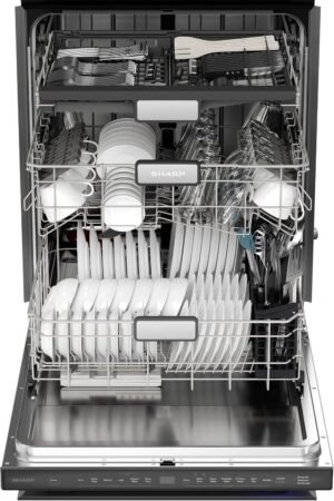 24 in Top Control Built In Stainless Steel Dishwasher with Third Rack, 48 dBA - Image 4