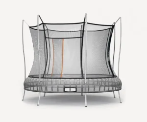 Vuly Springless Outdoor Trampoline Round Trampoline with Safety Enclosure Net