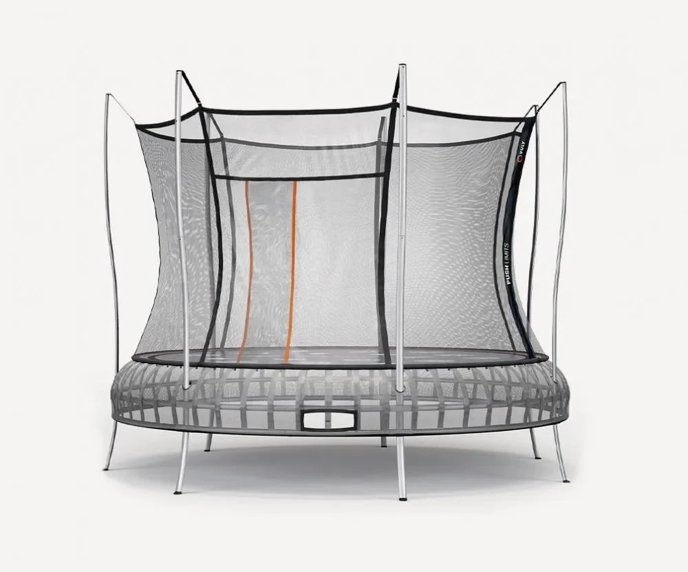 Vuly Springless Outdoor Trampoline Round Trampoline with Safety Enclosure Net Vuly Springless Outdoor Trampoline Round Trampoline with Safety Enclosure Net - Image 1