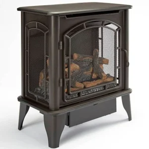Bluegrass Panorama Gas Stove 23000 BTU Dual Fuel Vent Free Fireplace - Image 3