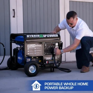 DuroMax XP12000EH Dual Fuel 12000W Portable Generator - Image 3
