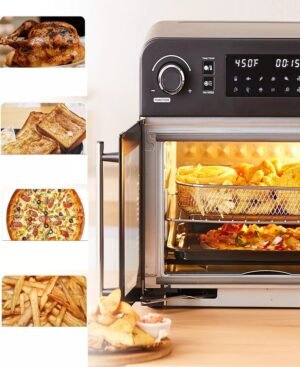 23 Liter French Door Air Fryer Oven with 10 Cooking Functions