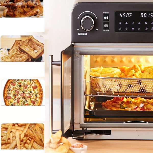 23 Liter French Door Air Fryer Oven with 10 Cooking Functions