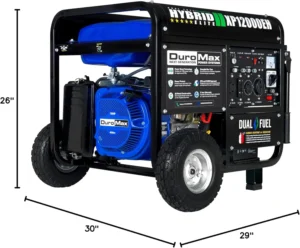 DuroMax XP12000EH Dual Fuel 12000W Portable Generator - Image 2