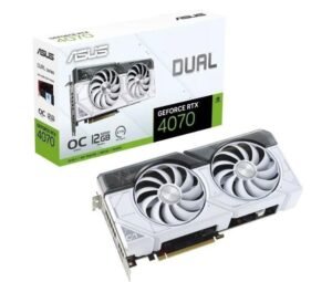 GeForce RTX 4070 Graphics Card DUAL RTX4070-O12G WHITE 12GB GDDR6X PCIe 4.0