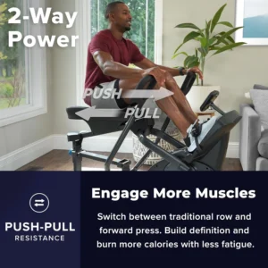 Magnetic Elliptical Rowing Machine with 7 Levels - Image 2