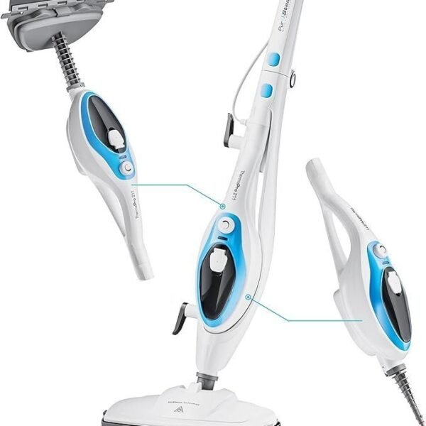 10-in-1 Steam Mop Cleaner Detachable Handheld Steamer for Floors and Home Cleaning