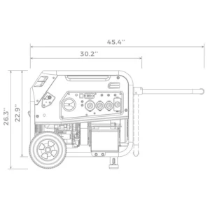 FIRMAN H07552 Dual Fuel 9400W Portable Generator - Image 3