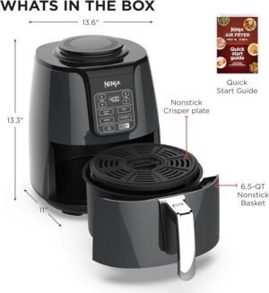 Ninja AF101 Air Fryer 4-Quart 4-in-1 Air Fry, Roast, Reheat & Dehydrate - Image 3