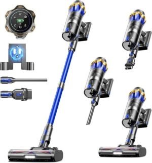 X100 Cordless Stick Vacuum with 650W Brushless Motor, 55KPa Suction, 70 Minute Runtime and LED Touch Screen - Image 5