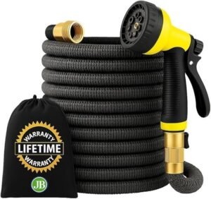 J&B XpandaHose Expandable Hose 150 FT with 10-Pattern Nozzle & Storage Bag - Image 4