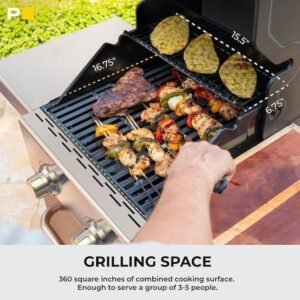 2-Burner Liquid Propane Gas Grill - Copper - Image 5