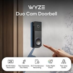 Wireless Dual Camera Doorbell – 2K Video, Chime and Two-Way Audio - Image 5