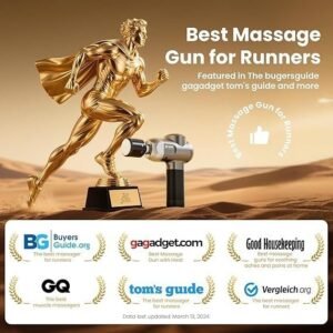 C2 Pro Massage Gun with Hot and Cold Head, 5 Speeds, 44 lb Stall Force and USB C Charging - Image 2