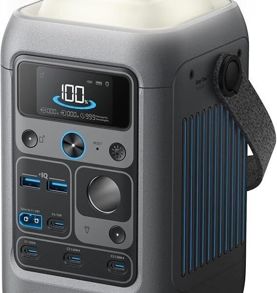 Anker SOLIX C300 DC 288Wh 300W LiFePO4 Portable Power Station