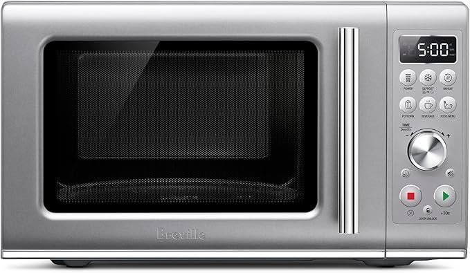 Compact Wave Microwave Oven 0.9 Cu. Ft. 900W with Soft Close Door and Cooking Presets Compact Wave Microwave Oven 0.9 Cu. Ft. 900W with Soft Close Door and Cooking Presets - Image 1
