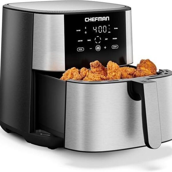 8 Quart Digital Air Fryer – 1700W with 450°F Hi-Fry and Nonstick Basket