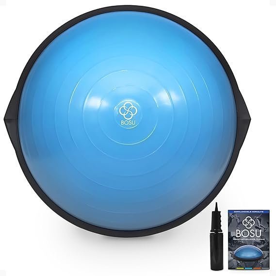 BOSU Balance Trainer Ball 26-Inch Home Gym Exercise Platform with Pump BOSU Balance Trainer Ball 26-Inch Home Gym Exercise Platform with Pump - Image 1