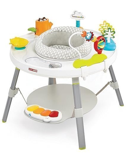 Explore More Activity Center with 3 Stage Grow With Me Design, 360° Rotating Seat, Musical Piano and Activity Table Explore More Activity Center with 3 Stage Grow With Me Design, 360° Rotating Seat, Musical Piano and Activity Table - Image 1