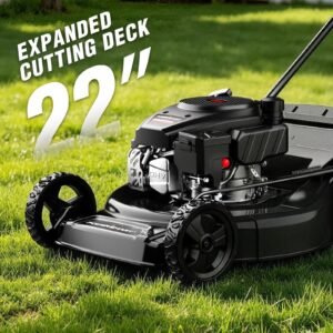 170cc Self Propelled Lawn Mower 22 Inch 3 in 1 Gas - Image 4
