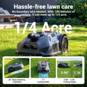 20V Robotic Lawn Mower with WiFi 4.0Ah Battery - Image 6