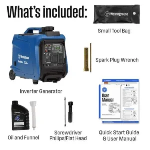 4000W Gas Portable Inverter Generator with CO Sensor - Image 3