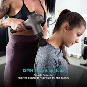 Mebak 3 Massage Gun with 7 Massage Heads, 5 Speeds,12mm Amplitude and LED Pressure Indicator - Image 2