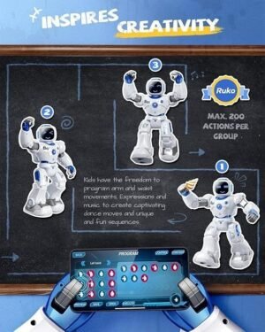 Ruko 1088 Smart Robot for Kids with Voice App and Remote Control - Image 3
