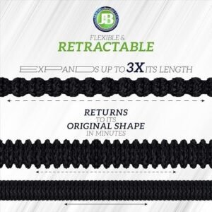 J&B XpandaHose Expandable Hose 150 FT with 10-Pattern Nozzle & Storage Bag - Image 5