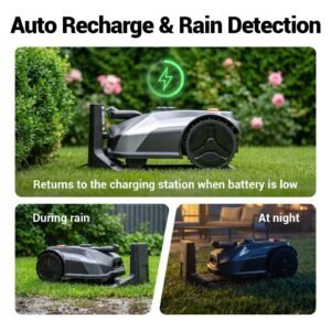 20V Robotic Lawn Mower with WiFi 4.0Ah Battery - Image 5