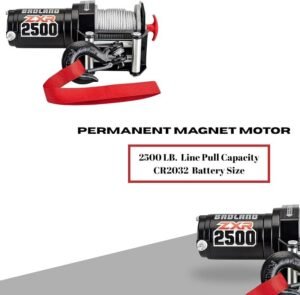 Badland ZXR 12000 Winch Electric Vehicle Recovery Winch with Wire Rope & Remote Control - Image 5