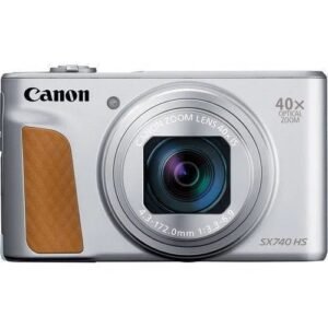 PowerShot SX740 HS Camera Silver 20.3MP 40x Optical Zoom Compact Digital Camera