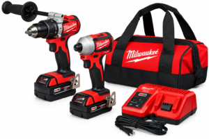 18V Cordless Combination Kit 2 Tool Set with Two Lithium Ion Batteries, M18 System Compatible