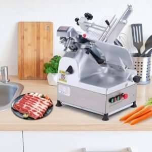 Electric Meat Slicer with Adjustable Thickness and Built-In Sharpener - Image 3