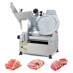 Electric Meat Slicer with Adjustable Thickness and Built-In Sharpener - Image 2