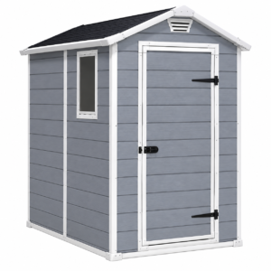 4 x 6 Resin Storage Shed with Floor and Window
