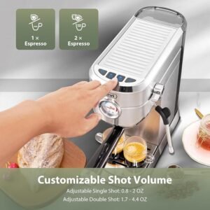 DeLonghi Dinamica Automatic Coffee Espresso Machine with Built-In Grinder and Milk Frother - Image 2