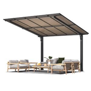 10 x 9.8 ft Freestanding Hardtop Gazebo - Image 6