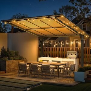 10 x 9.8 ft Freestanding Hardtop Gazebo - Image 5