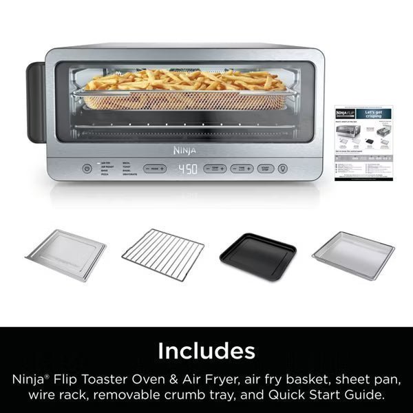 GUEST_4c891697-2952-4351-80fd-e67966522dcc.jpg 8 in 1 Air Fryer Toaster Oven 1800W Flip Up Design - Image 1