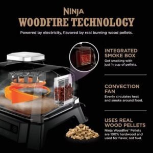 4 in 1 Electric Outdoor Grill and Smoker 1760W - Image 3