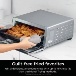 8 in 1 Air Fryer Toaster Oven 1800W Flip Up Design - Image 3