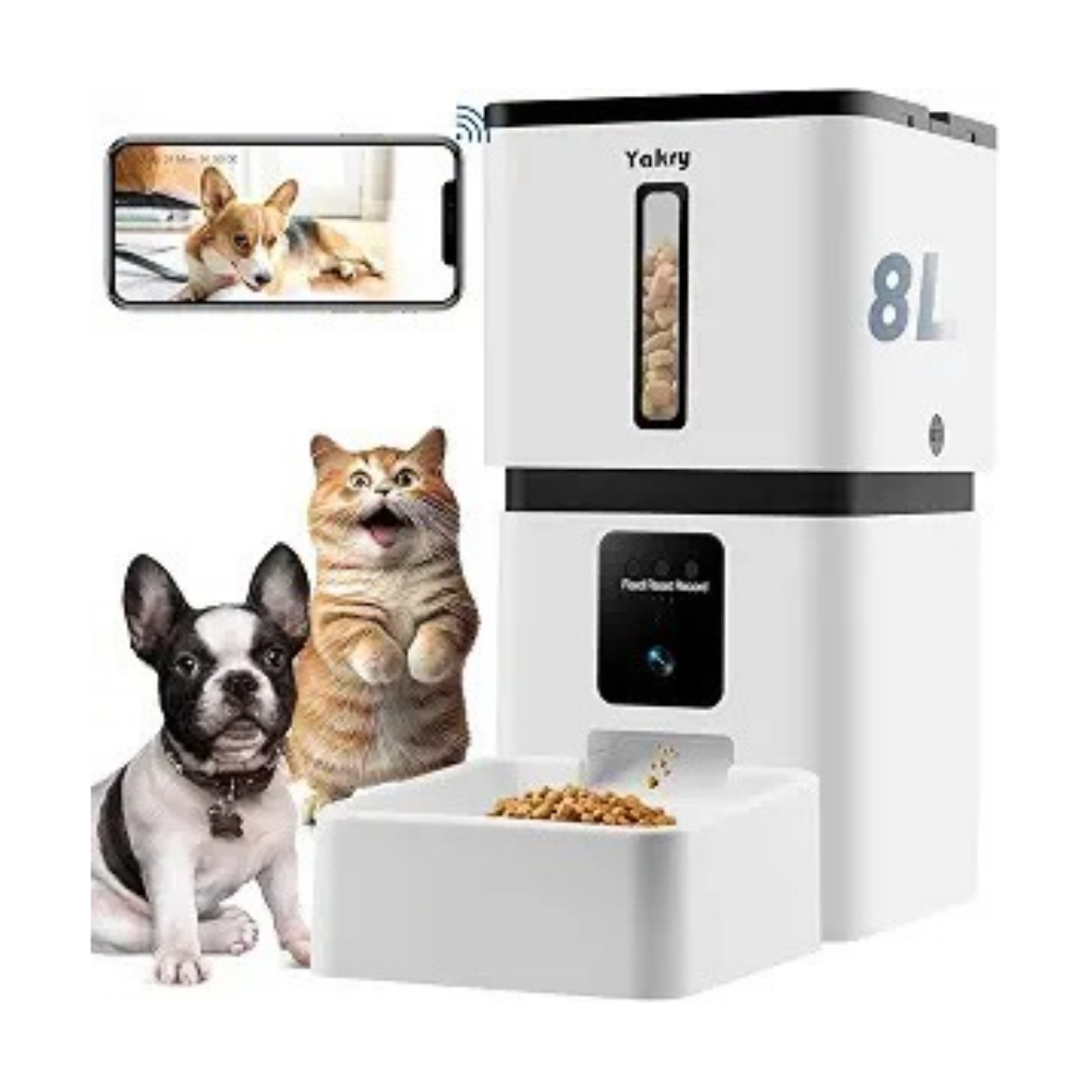 Automatic Dog Feeder Camera Q01 12L WiFi App Control Automatic Dog Feeder Camera Q01 12L WiFi App Control - Image 1
