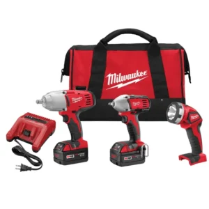 18V Cordless 3 Piece Impact Tool Kit